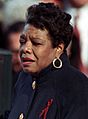 Angelou at Clinton inauguration (cropped 2)