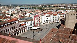 Badajoz desde la Torre de Espantaperros