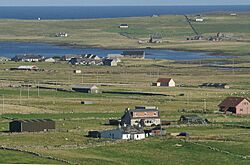 Baliasta and Baltasound from Houlland - geograph.org.uk - 921747