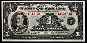 Bank of Canada one dollar note, 1935