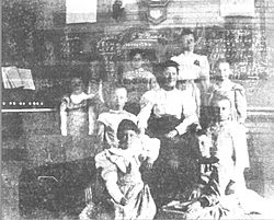 Bee Rock School in 1898