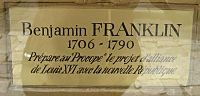 Ben Franklin plaque