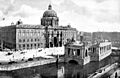 Berlin Nationaldenkmal Kaiser Wilhelm mit Schloss 1900