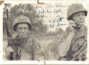 COL Patton (L) and MAJ Bahnsen