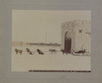 Canadian Dog Train and Remains of Old Fort Garry, Winnipeg 1899 (HS85-10-11350) original