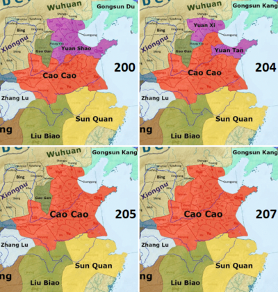 Cao Cao's conquest of northern China 200–207