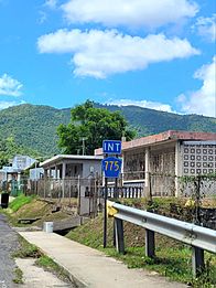 Carretera PR-7774, intersección con la carretera PR-775, Comerío, Puerto Rico