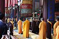 Chinese Buddhist Monks Ceremony Hangzhou