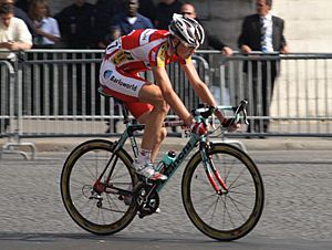 Chris Froome Tour De France 2008 (cropped)