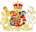 Coat of Arms of Charlotte of Mecklenburg-Strelitz (1801–1816)