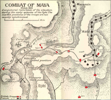 Combat of Maya by Chas Oman 1922