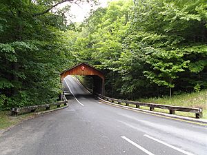 Covered bridge on Pierce Scenic Drive