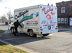 Culligan Delivery Truck Dundee Michigan