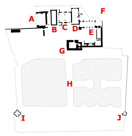 Diagram of Ashby de la Zouch Castle