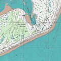 Dog Island Airport Topograpgical Map