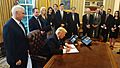 Donald Trump signs Executive Orders January 2017