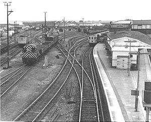Eastleigh rail yard 1984