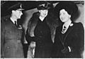 Eleanor Roosevelt, King George VI, Queen Elizabeth in London, England - NARA - 195320
