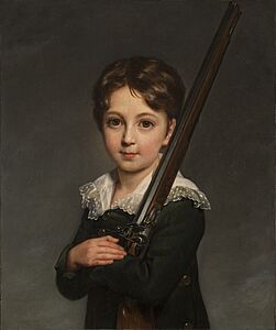 Elisabeth Vigée-Lebrun - Portrait of a young boy (1817)