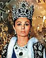 Farah Pahlavi with crown