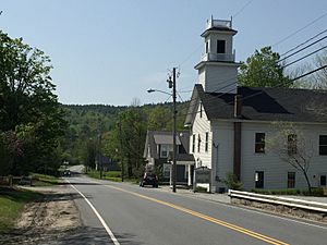United Methodist Church in center of Grantham along Route 10, May 2010