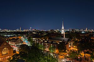Harvard Yard at Night 03
