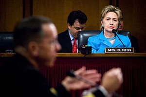Hillary Clinton at the Senate Armed Services Committee