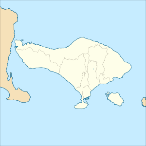 Kuta is located in Bali