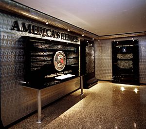 Indoor pentagon memorial