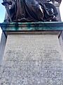 Inscriptions on South African War Memorial, Cardiff, December 2020 02