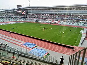 Interior view of Dynamo Stadium (Minsk, Belarus) — Внутренний вид стадиона Динамо (Минск, Беларусь) 2018 1