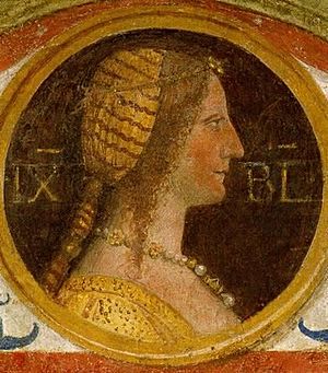 Isabella d'Aragona di Napoli, lunetta