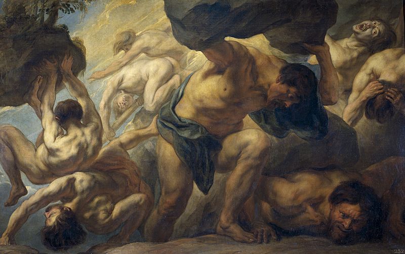 Image Jacob Jordaens La caída de los Gigantes, 16361638 Image Jacob Jordaens La caída de los Gigantes, 16361638