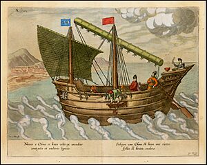 Jan Huyghen van Linschoten Ship of China and Java