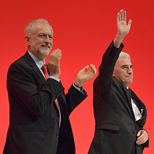 Jeremy Corbyn and John McDonnell, 2016 Labour Party Conference