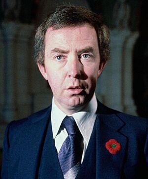 Joe Clark being interviewed 1979 crop.jpg