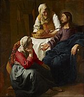 Johannes (Jan) Vermeer - Christ in the House of Martha and Mary - Google Art Project