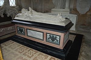 John Cust, 1st Earl Brownlow - funerary monument