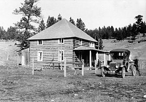 Judith Station (c. 1920), Lewis and Clark National Forest, Judith Ranger District, west of Utica, Montana