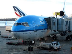 KLM and AirFrance at Trudeau