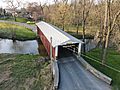 Kauffman's Distillery Covered Bridge from the air-1