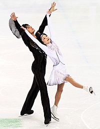 Kawaguchi and Smirnov at the 2010 Olympics