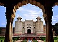 Lahore Fort view from Baradari