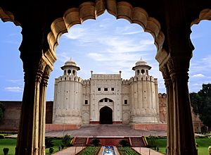 Lahore Fort view from Baradari