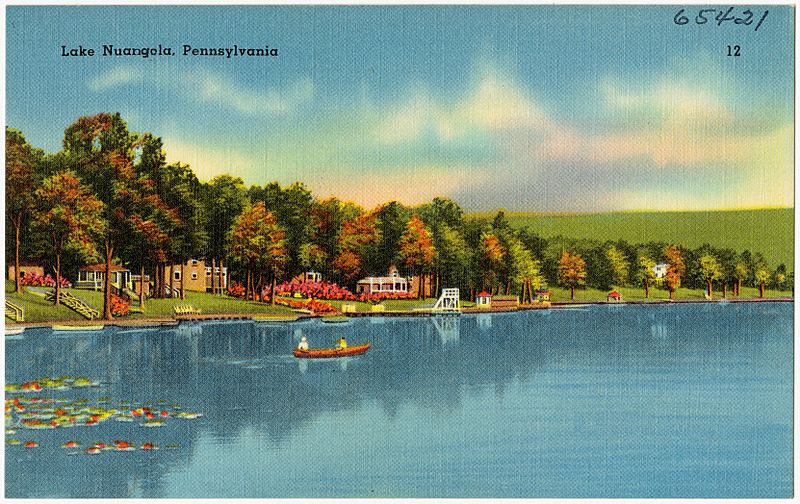 Image: Lake Nuangola, Pennsylvania (65421)