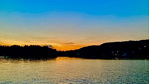 Lake Wynonah Sunset August 23 2021