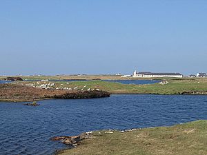 Loch an Oig looking over Iochdar School.jpg