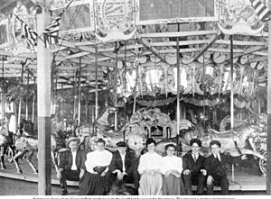 Looff family at Crescent Park mgr c.1905-1910