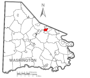 Location of Thompsonville in Washington County