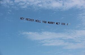 Marriage proposal banner